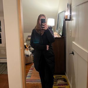 Black Lululemon long winter jacket size 4
